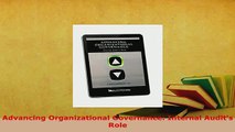 PDF  Advancing Organizational Governance Internal Audits Role PDF Online