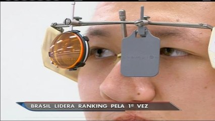 SBT Brasil entrevista o novo líder do ranking mundial de tiro esportivo