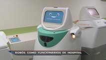 Robôs invadem hospitais do Japão e ajudam a carregar medicamentos