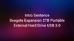 Preview Seagate Expansion 2TB Portable External Hard Drive USB 3 0 STEA2000400