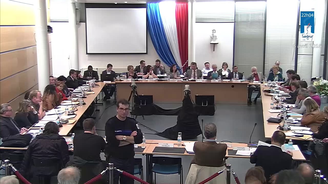 Conseil municipal de Savigny-sur-Orge du 8 avril 2016. - Partie 2 C -vote du budget