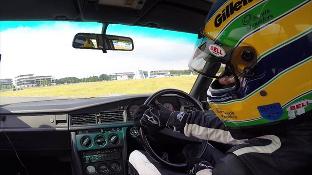 Bruno Senna Drives - Mercedes 190E