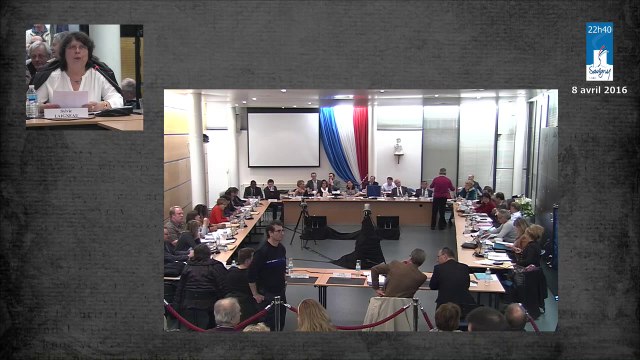 Conseil municipal de Savigny-sur-Orge du 8 avril 2016. - Partie 2 D -vote du budget