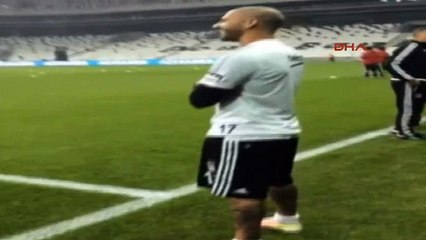 Yeni statta ilk antrenman!