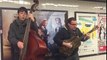 AMAZING Whistling Solos! Buskers perform On A Slow Boat to China in NYC Subway