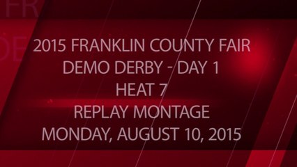 2015 Franklin County Fair - Day 1 - Heat 7 - Package - Replay Montage - Monday, August 10, 2015