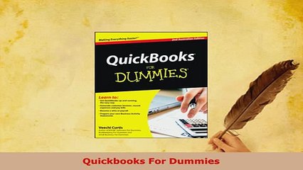 PDF  Quickbooks For Dummies Read Full Ebook