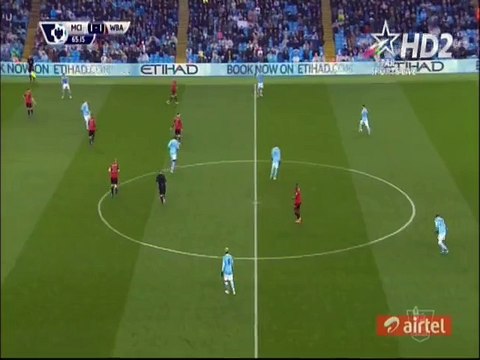 Samir Nasri Lucky Goal HD - Manchester City 2-1 WBA - 09.04.2016 HD