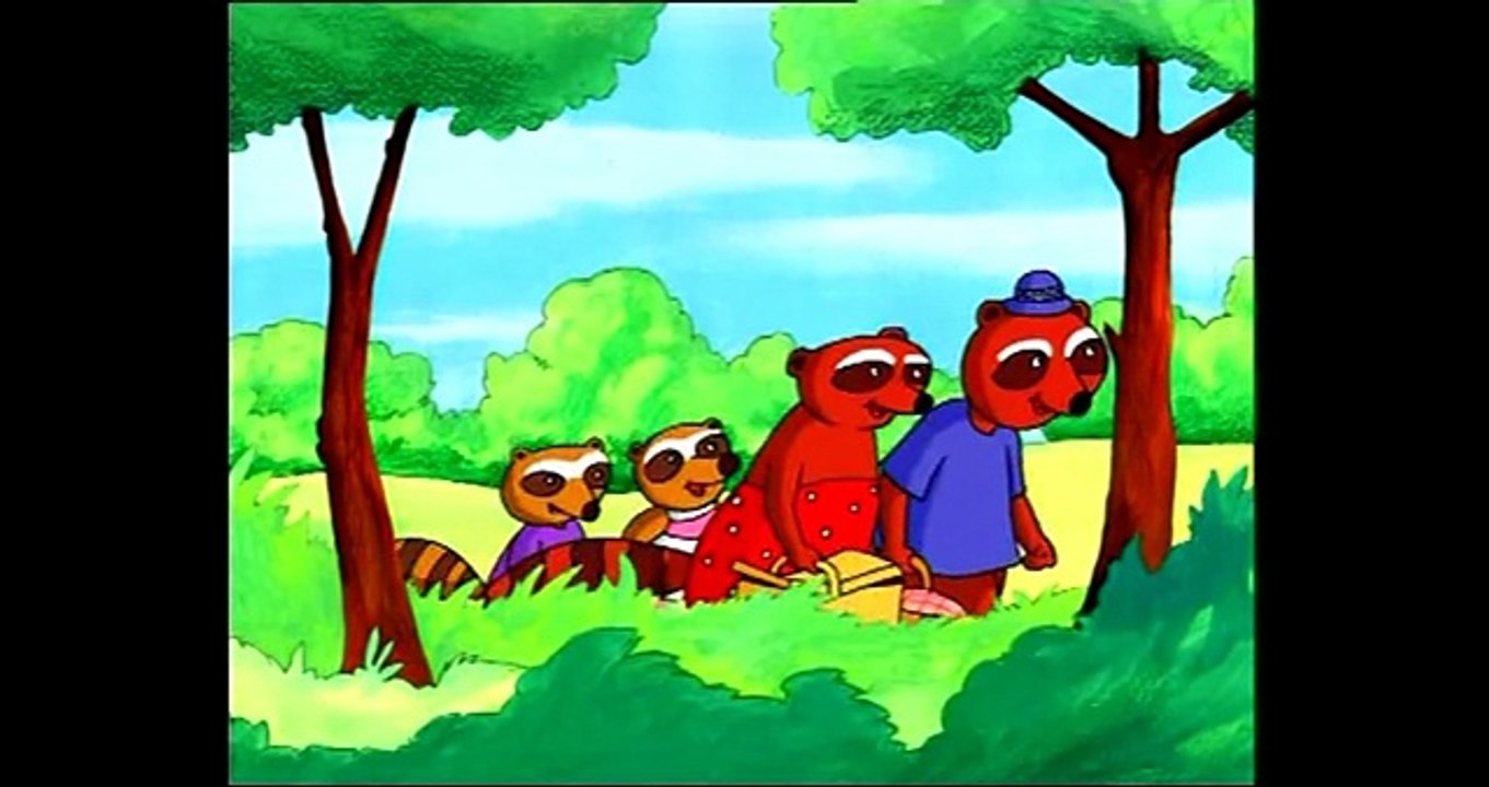 The racoons and the beaver. English for Children Nursery Rhymes. Playway to English Unit.3. Ex.5