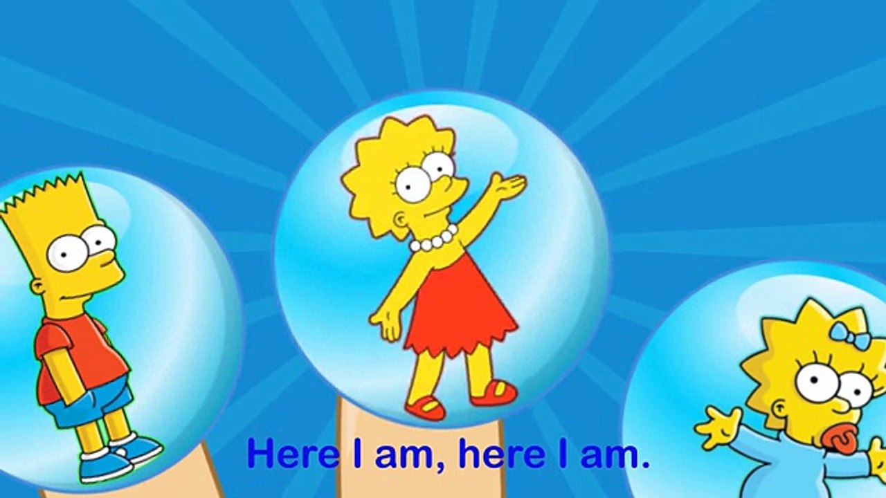 Simpson Finger Family Song - Nursery Rhymes For Kids