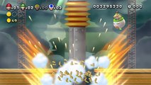 New Super Mario Bros. U -  Part 14 - Peach's Castle 1/2 (4 Player)