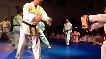 Master Chang's Martial Arts Raleigh - Master Cris Breaking Boards