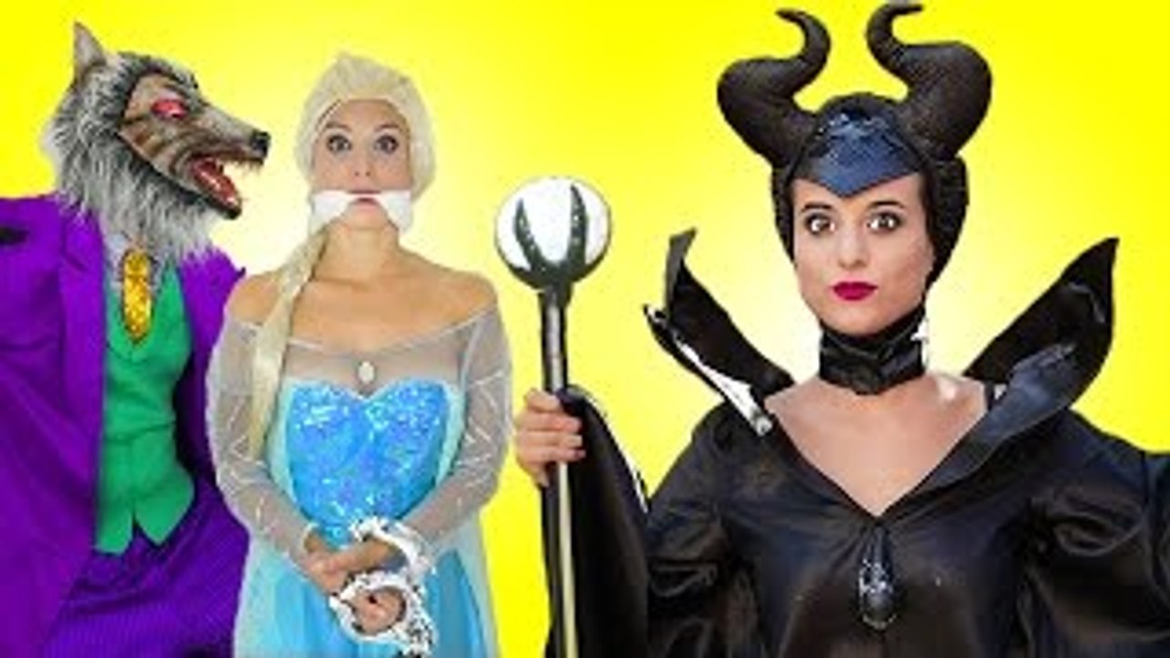 Spiderman vs Darts vs maleficent vs Frozen Elsa vs Batdog - Funny Superhero In Real life