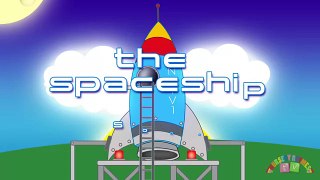 THE SPACESHIP SONG - Nursery Rhymes TV - Preschool Learning Songs