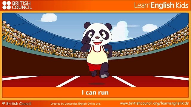 I can run, Nursery Rhymes & Kids Songs, Learn English Kids, British Council