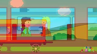 THE TRAIN ON THE TRACK - Nursery Rhymes TV. Toddler Kindergarten Preschool Songs