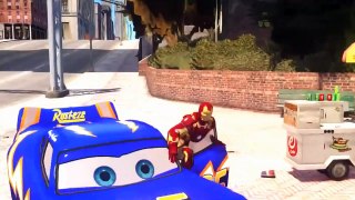 Spiderman Car For Kids - Down by the bay - Custom Blue Color Disney