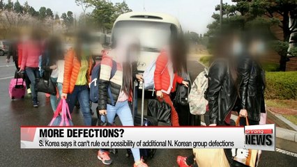 S. Korea says it can't rule out possibility of additional N. Korean group defections