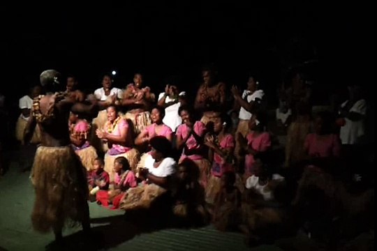 Fijian Meke Dance near SigaSiga Sands Resort