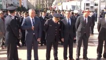 Taksim Cumhuriyet Anıtı Önünde '10 Nisan Polis Günü' Töreni...
