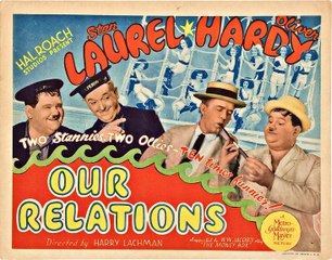Laurel and Hardy in  'OUR RELATIONS' (1936)