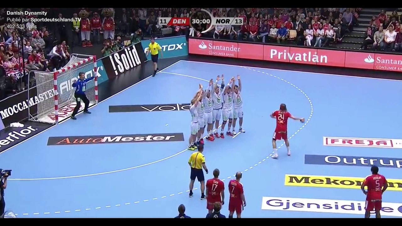 Le jet franc direct monstrueux de Mikkel Hansen (Danemark)