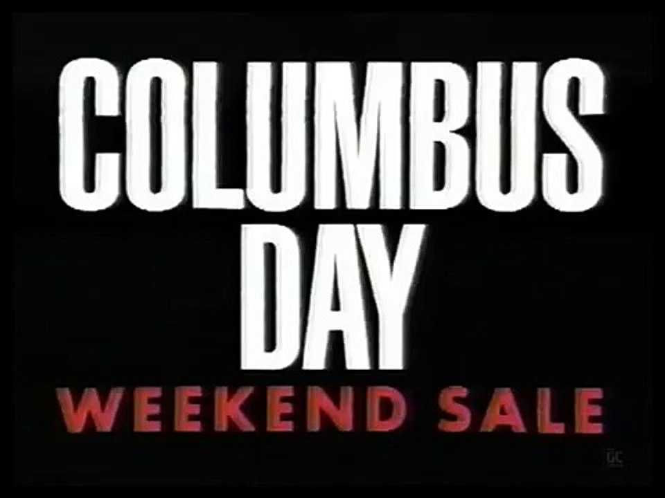 1993 Commercial: The Good Guys! "Columbus Day Weekend Sale"