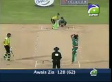 Awais Zia 128 runs on 62 balls