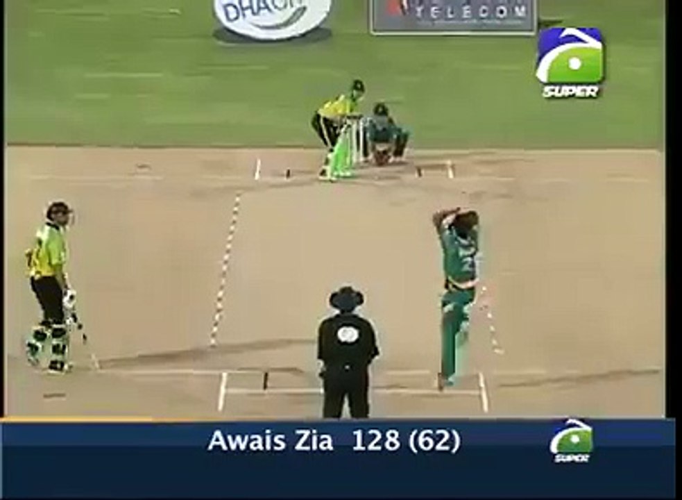 Awais Zia 128 runs on 62 balls