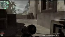 NEW MW3 invisible throwing knife kill