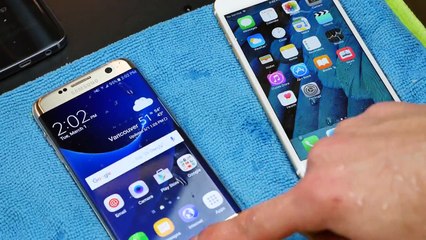 Samsung Galaxy S7 vs iPhone 6S Water Test! Actually Waterproof