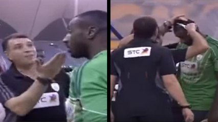 Shocking Scene As Soccer Player In Saudi Arabia Is Forced To Get Haircut