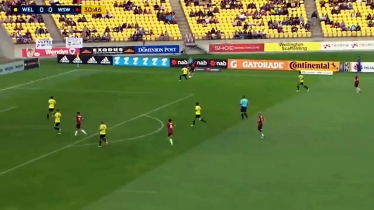 Wellington Phoenix vs Western Sydney Wanderers Santalab Goal  Australian A-League 10-04-2016 HD