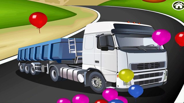 Мультфильм - Пазлы про машинки - Собираем Грузовики - Cool Puzzles Trucks !