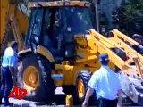 Palestinian man rammed a construction vehicle