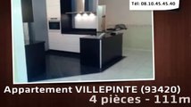 A vendre - appartement - VILLEPINTE (93420) - 4 pièces - 111m²