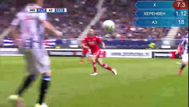 SC Heerenveen 2-0 AZ Alkmaar Goal Joey Van den Berg 10-04-2016 HD