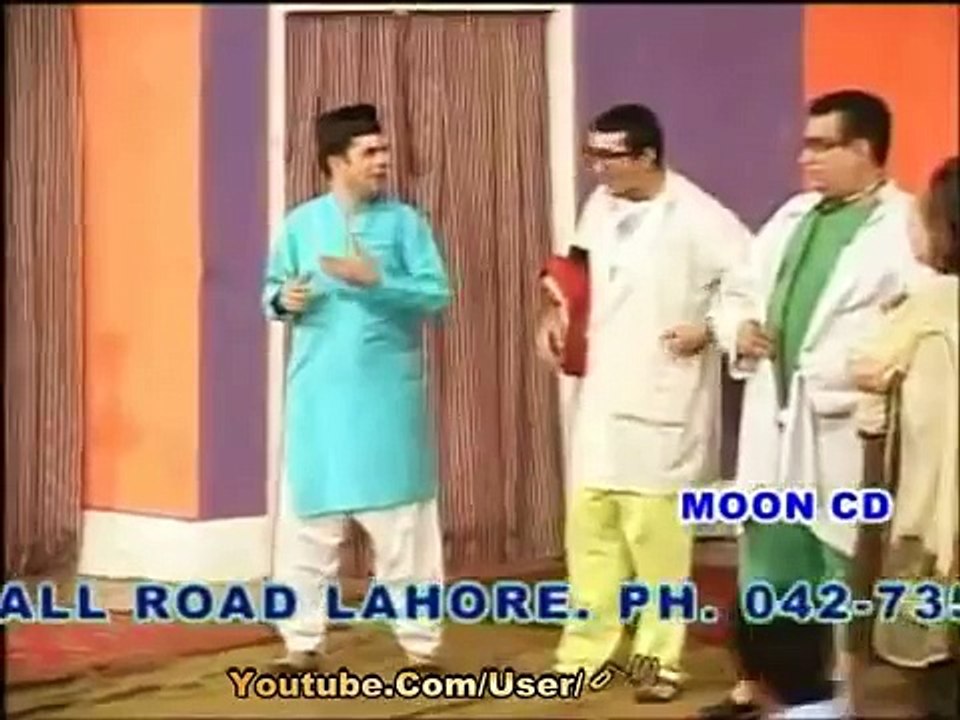 Zafri _ Nasir as a Doctor In Stage Drama