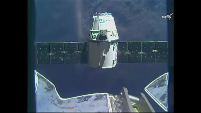 SpaceX Dragon CRS-8 Arrives at Space Station