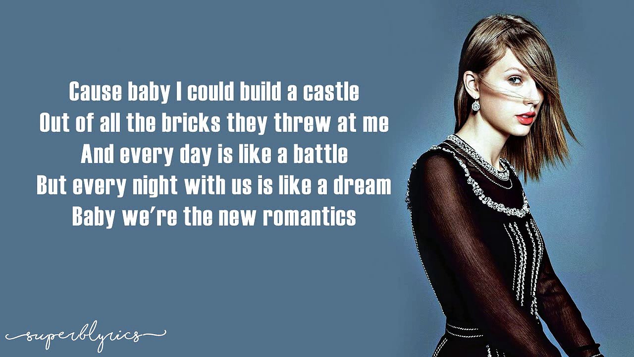 Taylor Swift - NEW ROMANTICS (Lyrics)