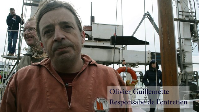 Mise à l'eau de la Neire Maove, à Barneville-Carteret