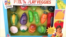 velcro toy peel and play veggies cooking role play toy food for babies toddlers presc