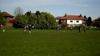 Inter Cheadle Long free kick.