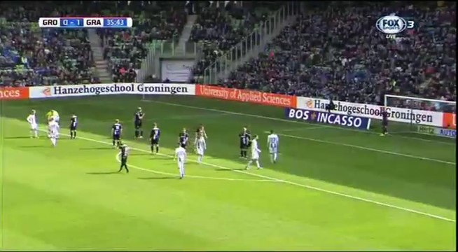 Rasmus Lindgren Goal - FC Groningen 1 - 1 De Graafschap