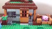 Lego Minecraft short stop motion - Trolling Steve - 1 - door ping-pong