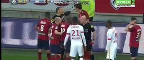 Renato Civelli Horror Foul RED CARD - Lille 1-0 Monaco 10-04-2016