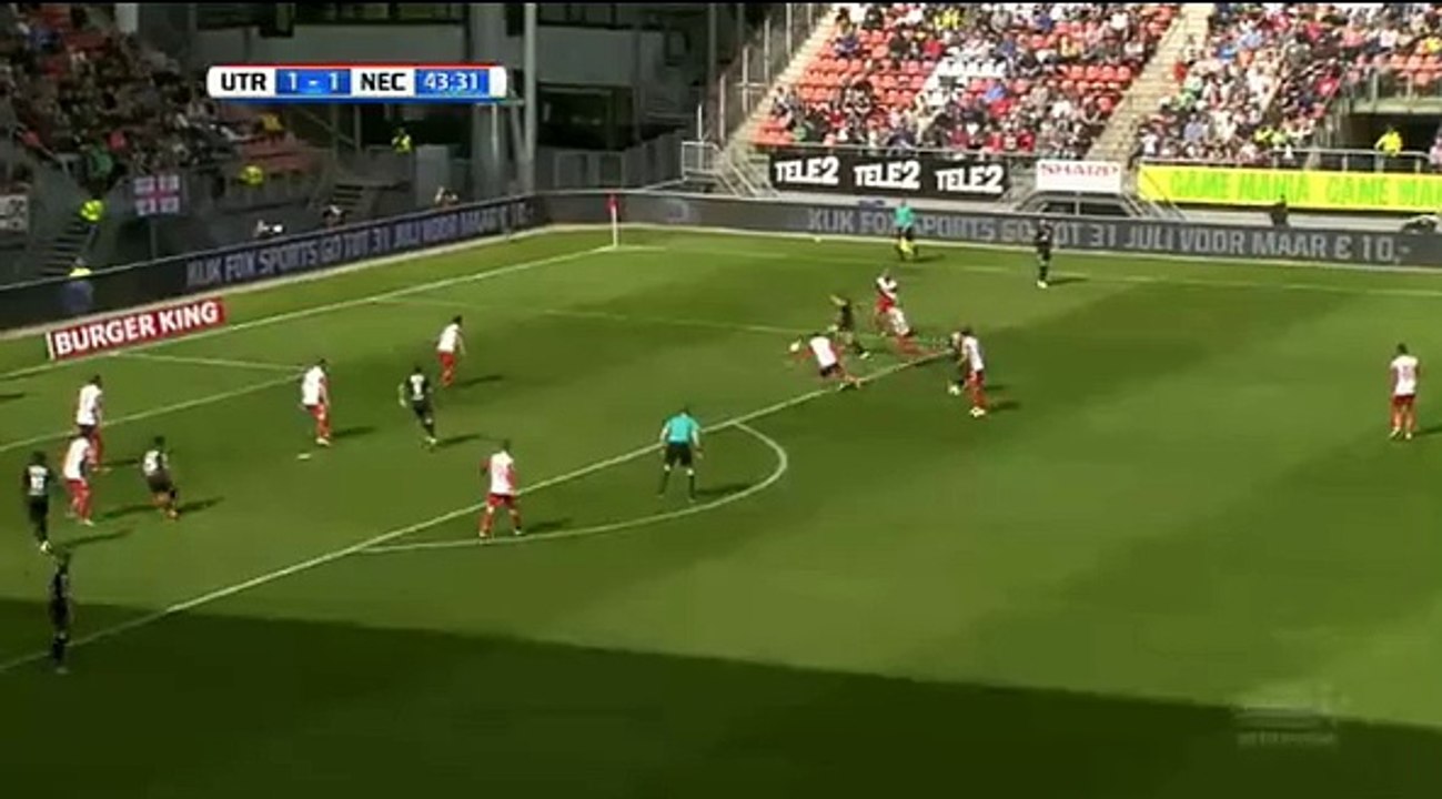 Kane GOAL (1:1) Utrecht vs NEC Nijmegen - 10-04-2016