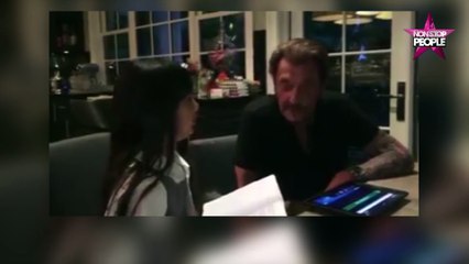 Johnny Hallyday interviewé par sa fille, la vidéo très touchante