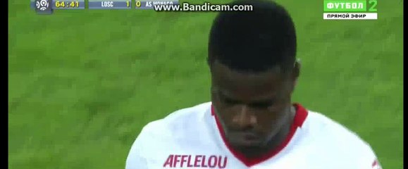 Elderson Echiejile Gets RED CARD Lille 2-0 Monaco 10-04-2016