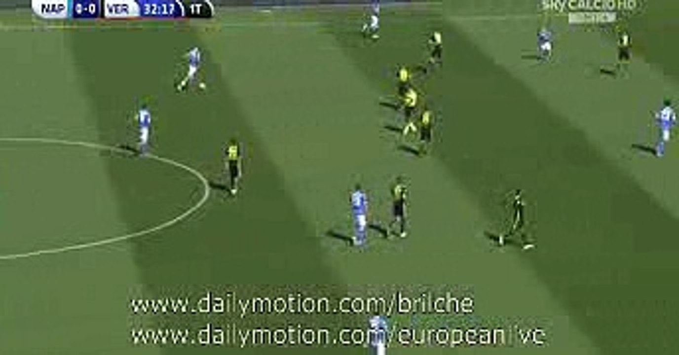 Manolo Gabbiadini Goal  - Napoli 1-0 Hellas Verona - 10-04-2016